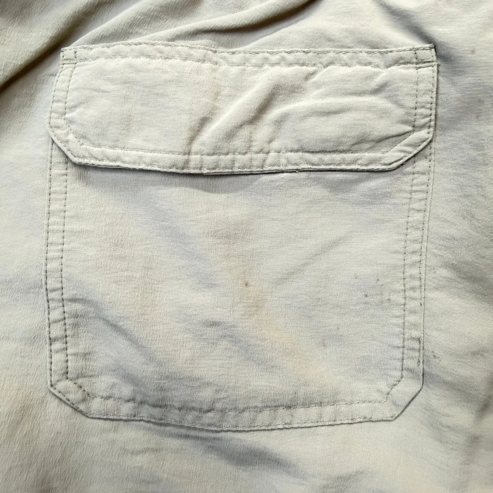 The North‎ Face Cargo Shorts Mens Large Tan Nylon Hiking Belted Utility Pockets
